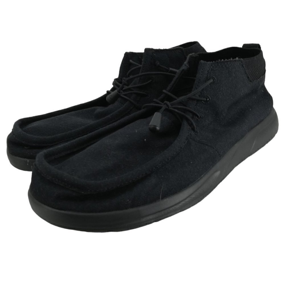 Reef Cushion Coast Mid Ankle Slip On Sneaker Shoes Size 11.5 Black Comfort